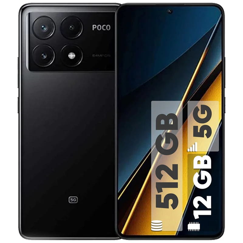 گوشی موبایل شیائومی مدل Poco X6 Pro 5G دو سیم کارت ظرفیت 512 گیگابایت و رم 12 گیگابایت در دیلم