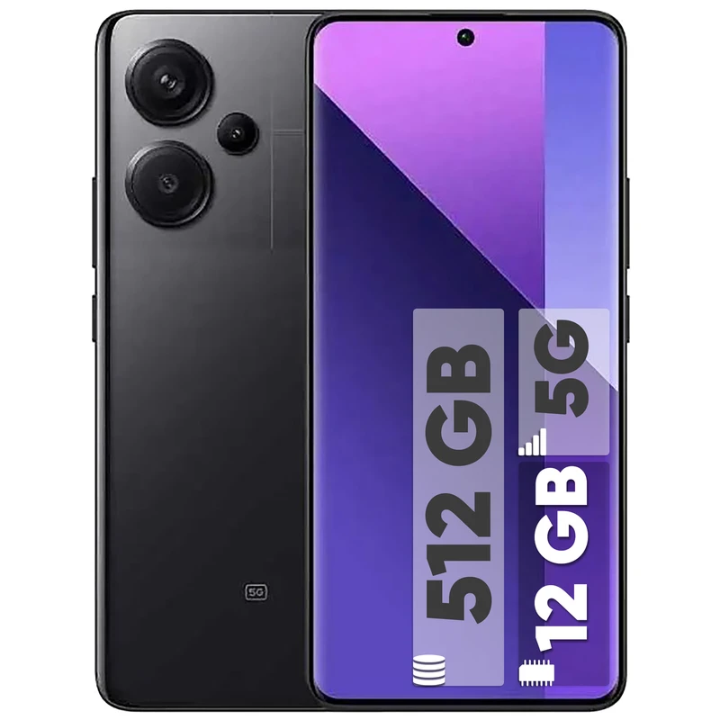 گوشی موبایل شیائومی مدل Redmi Note 13 Pro Plus 5G دو سیم کارت ظرفیت 512 گیگابایت و رم 12 گیگابایت به همراه شارژر در دیلم