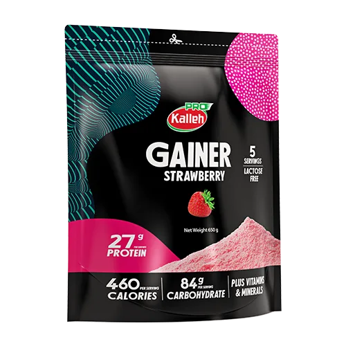 🍓 مکمل گینر
  توت‌فرنگی ۶۵۰ گرمی کاله | افزایش وزن سالم با طعم طبیعی توت‌فرنگی در ساری